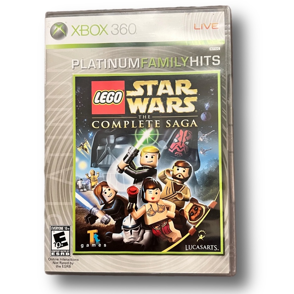 LEGO Star Wars Complete Saga - Microsoft Xbox 360 - Tested & Working CIB